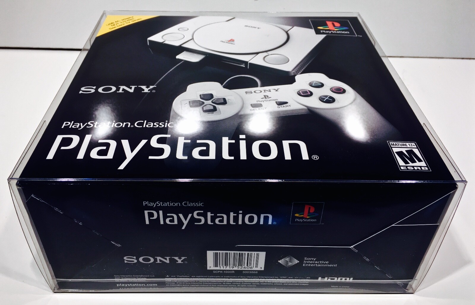 1 Box Protector for PLAYSTATION CLASSIC! Clear Custom Display Boxes New