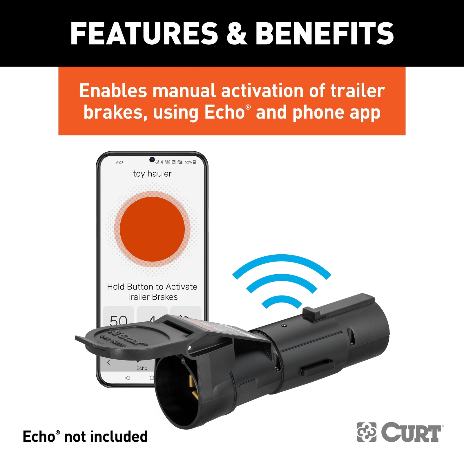 Echo Brake Controller Manual Override Button