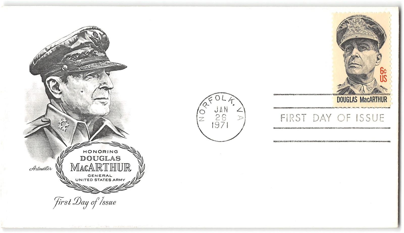 US #1424 FDC, 1971, Artmaster