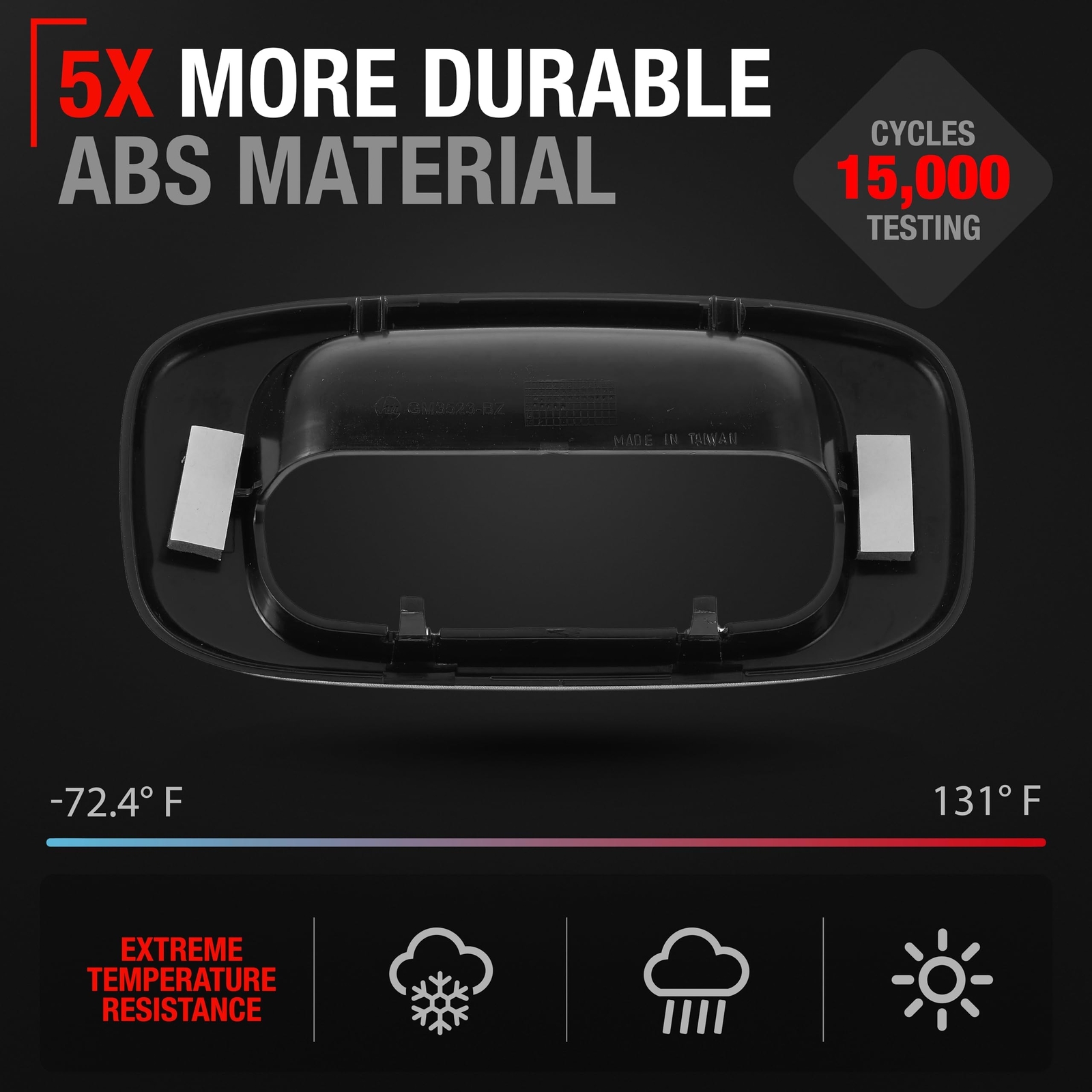 Tailgate Handle Bezel Trim for Chevrolet Silverado; GMC Sierra - Tailgate Han...