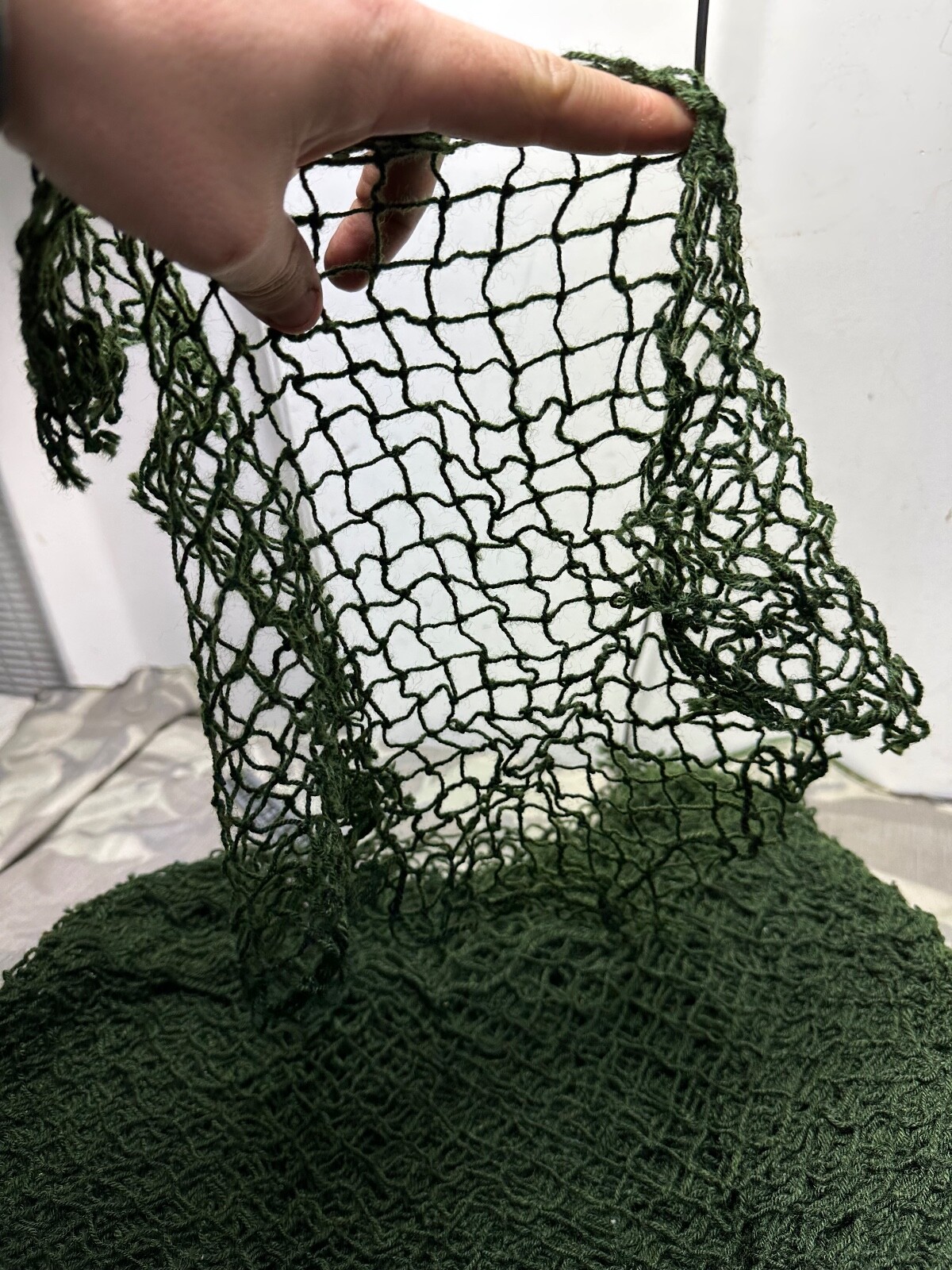 Original British Army Mk2 Mk3 Mk4 Camouflaged Helmet Net- New Old Stock Unissued