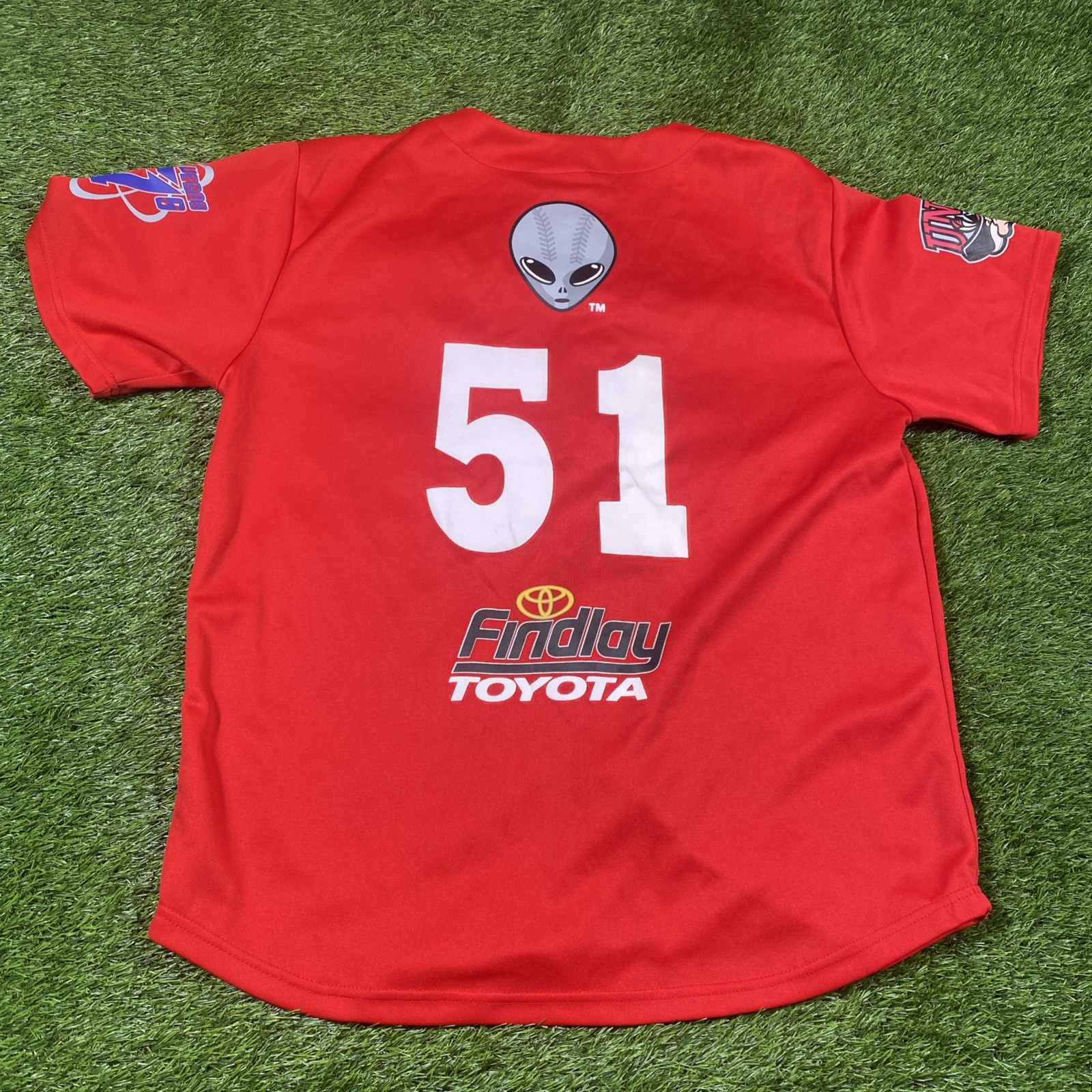 UNLV Rebels Baseball Jersey Mens Xl Red Ncaa #51 Stadium Issue