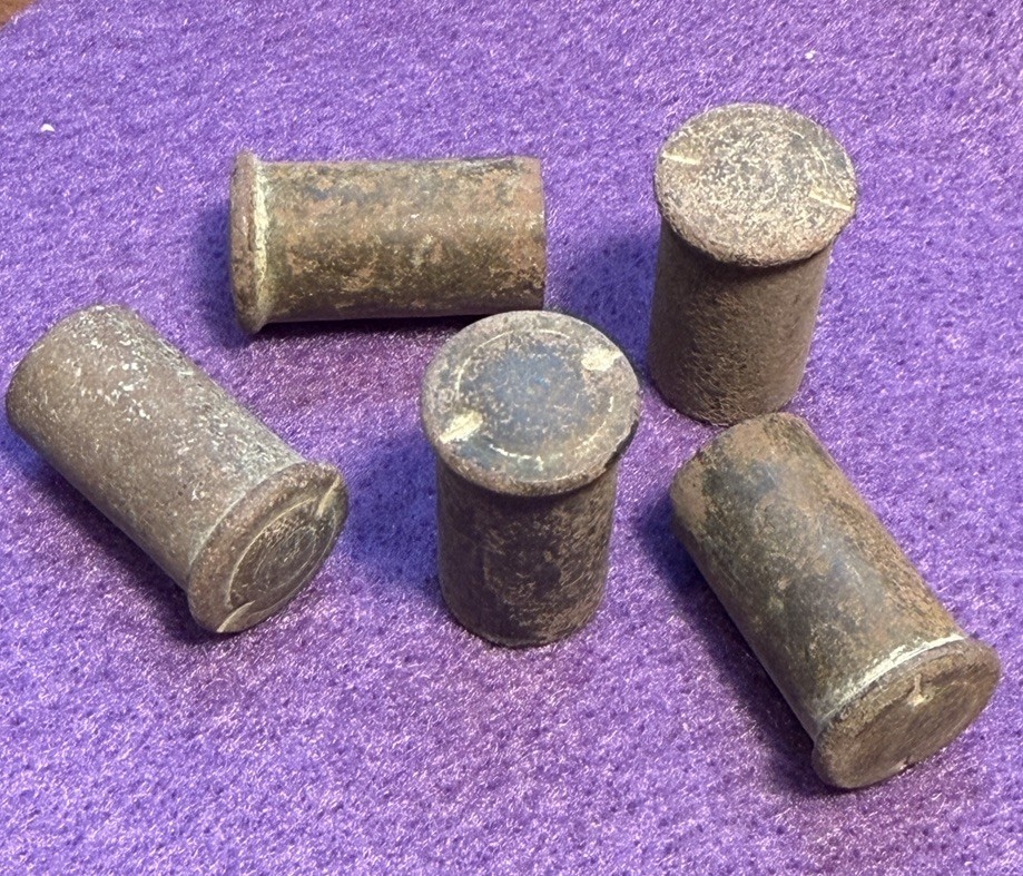 Civil War .44 Caliber Henry Rifle Bullet Casing Lot of 5 - Richmond, Va