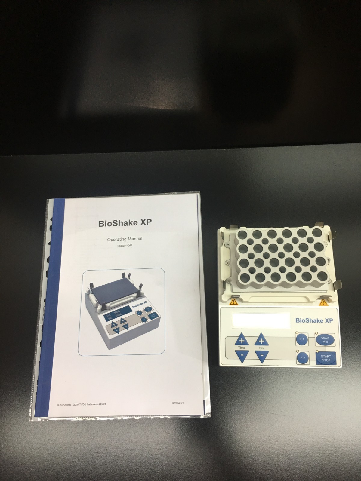 Q Instruments BioShake XP 001266 High Speed Lab Mixer with WARRANTY