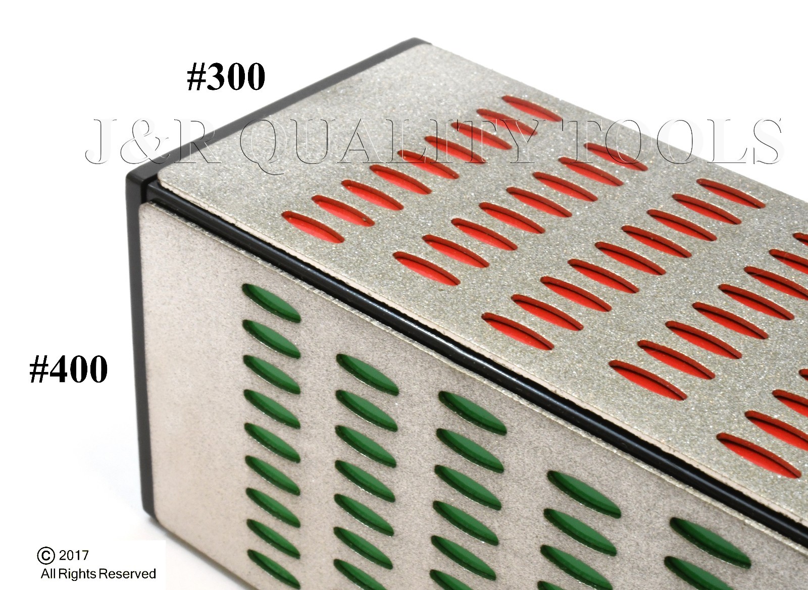 4 Sided Sharpening Stone Diamond Hone Block Kitchen Knife Sharpener Whetstone