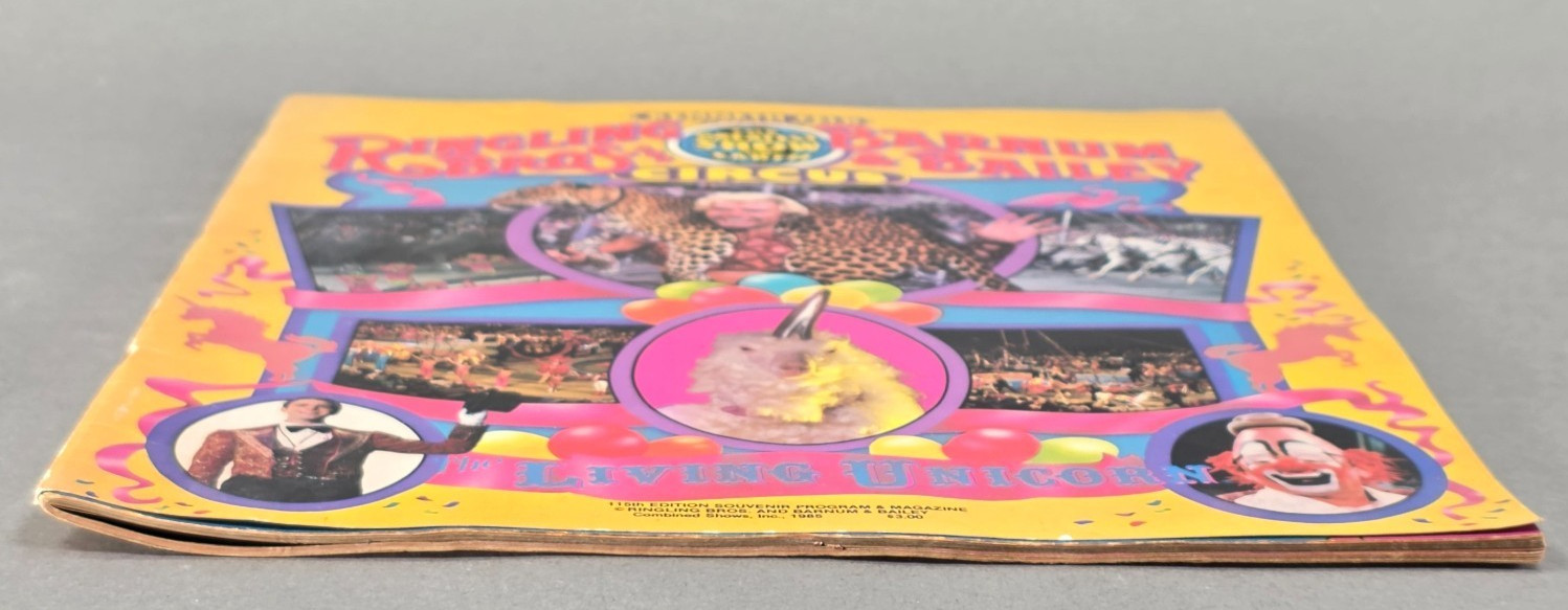 Ringling Bros Barnum & Bailey Circus 1985 115th Souvenir Program Magazine