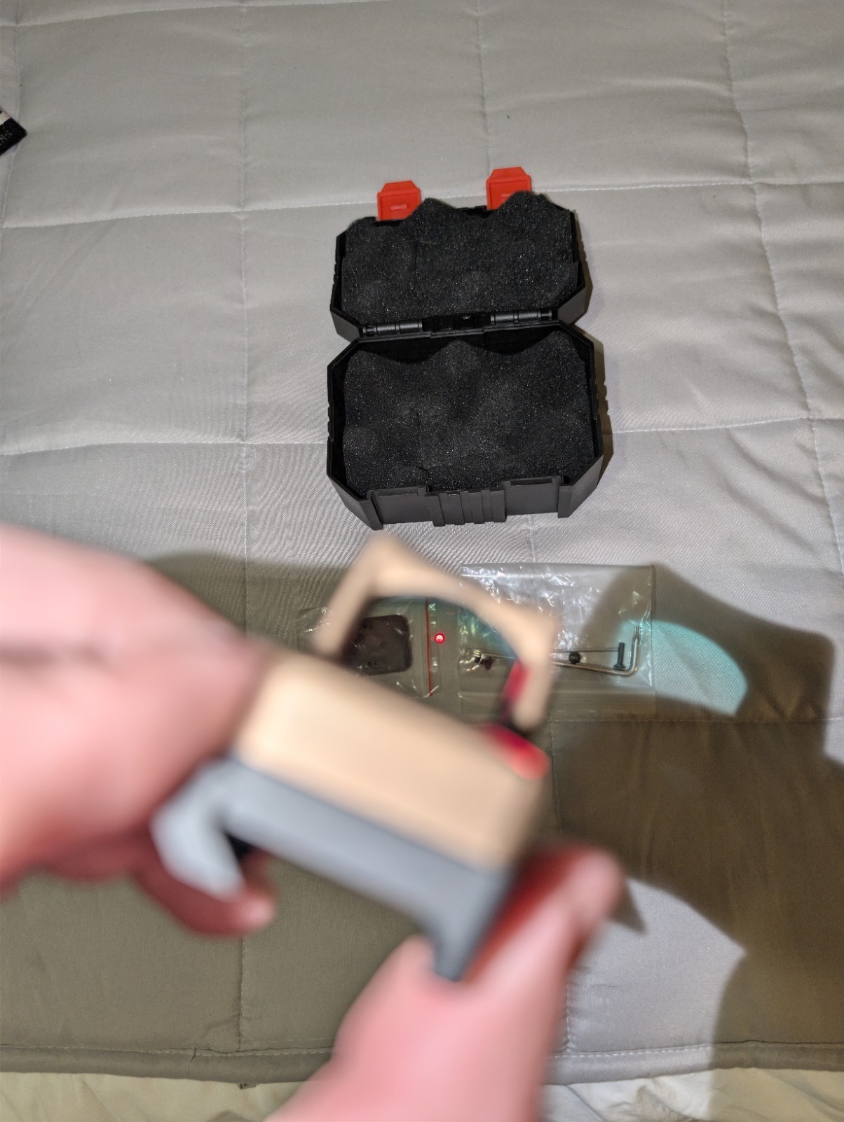 Trijicon RMR 1:1 Clone Sight Coyote Brown with Glock Mounts