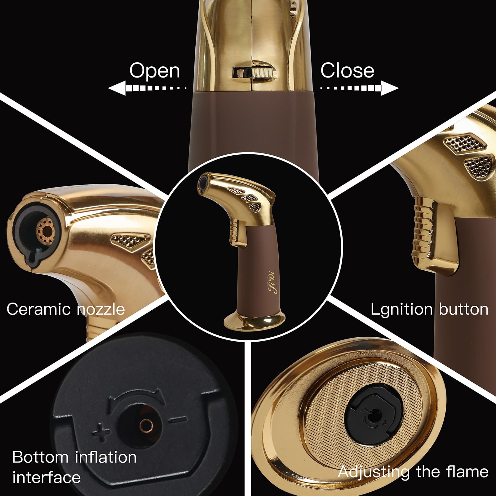 Whiskey Smoker Kit with Torch & Wood Chips, With Torch, Original Color