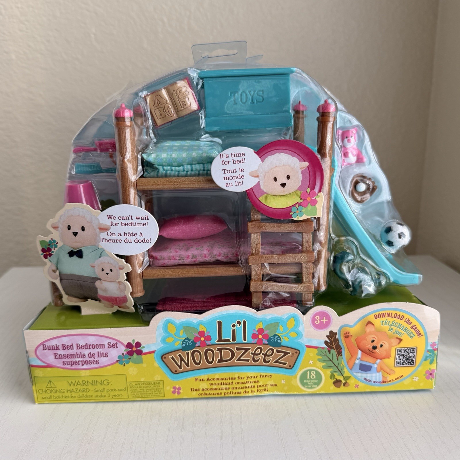 Lil Woodzeez Bunk Bed Bedroom Set New Furniture Playset