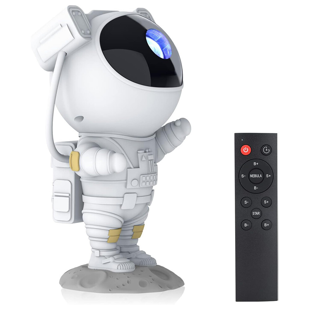 Star Galaxy Astronaut Projector Light Starry Space Night Lamp Kids Room Decor