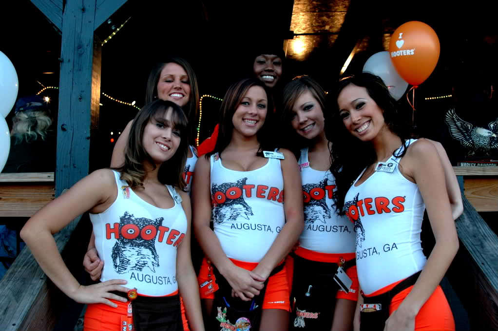 New Sexy HOOTERS GIRLS Uniform Tank & Shorts Halloween Choose XXXS XXS XS S M L
