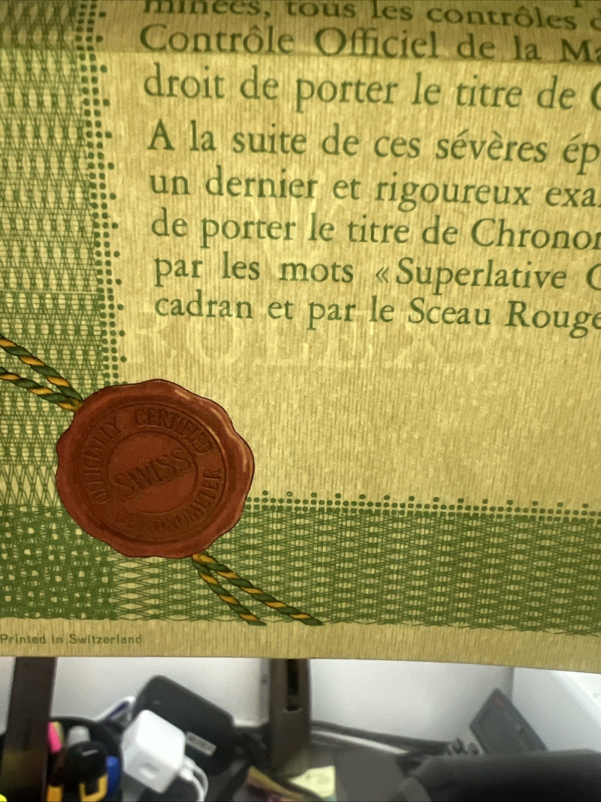 GENUINE Rolex Vintage watch Guarantee Warranty 1974 Certificate #301xxxx