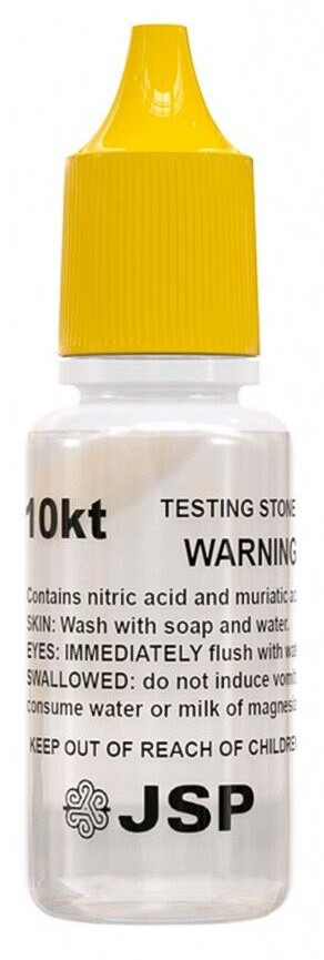Gold Silver 10K 14K 18K 22K 24K Jewelry Tester Kit JSP Neutralizer Acid Metals