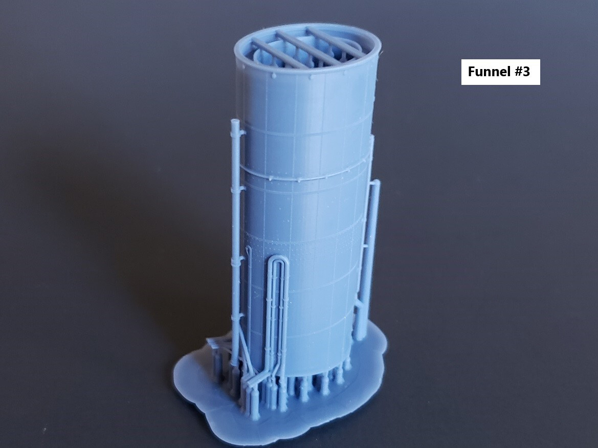 1/350 Titanic Funnels