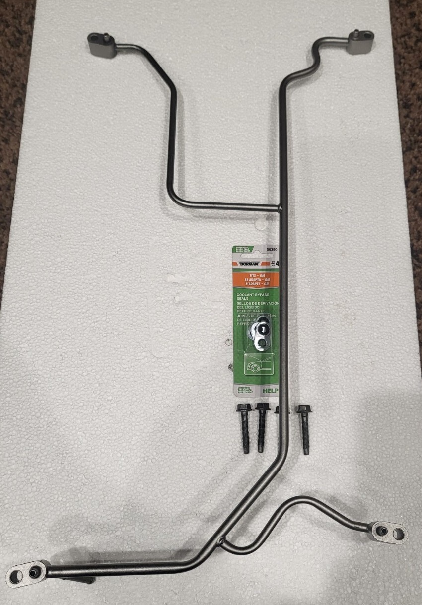 OEM GM 5.3 5.7 6.0 6.2 STEAM PORT TUBE COOLANT CROSSOVER LSX LS1 LS2 LS3 LS6