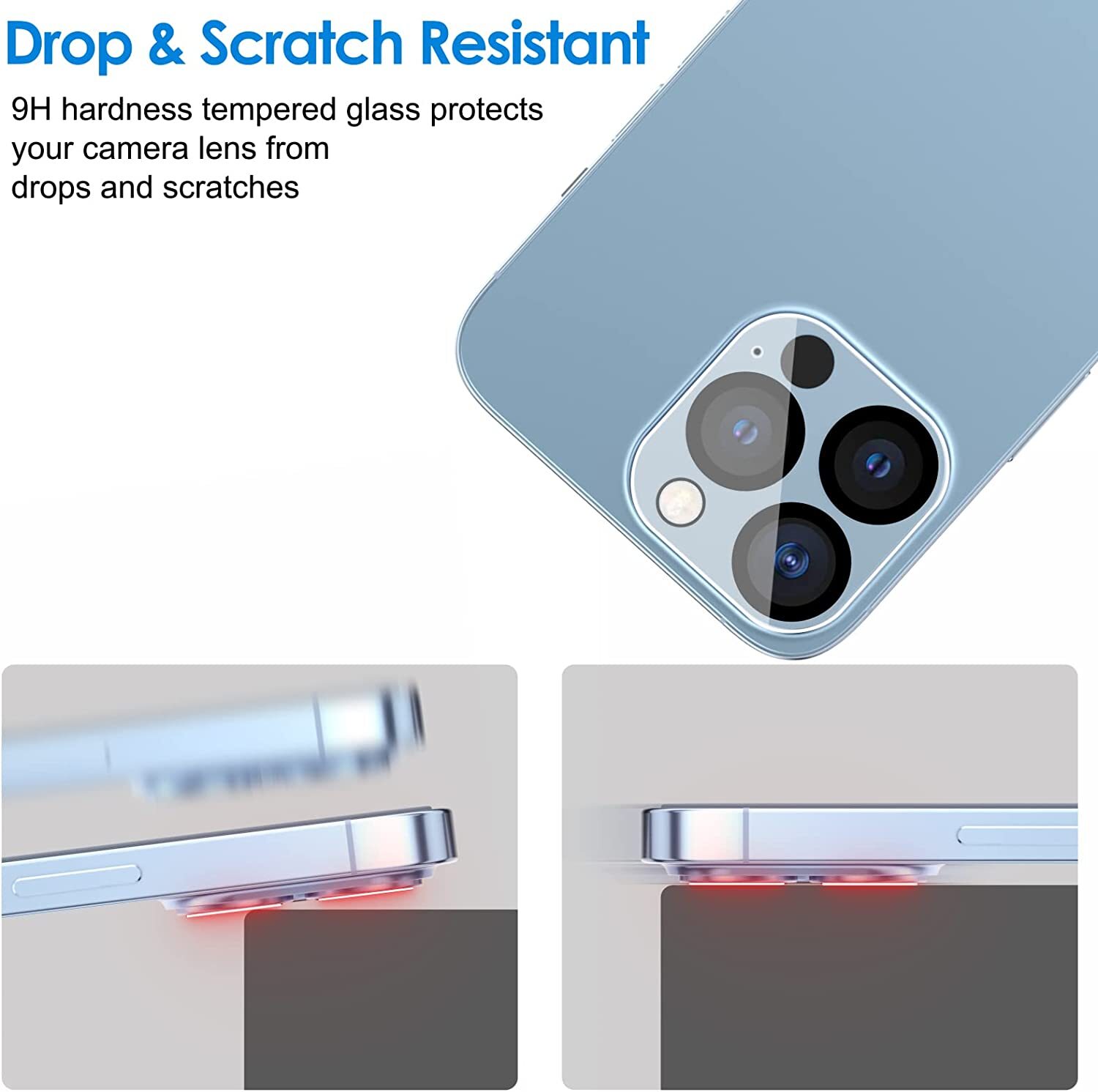 Camera Lens Protector For iPhone 15 14 13 12 11 Pro Max Min Tempered Glass Cover