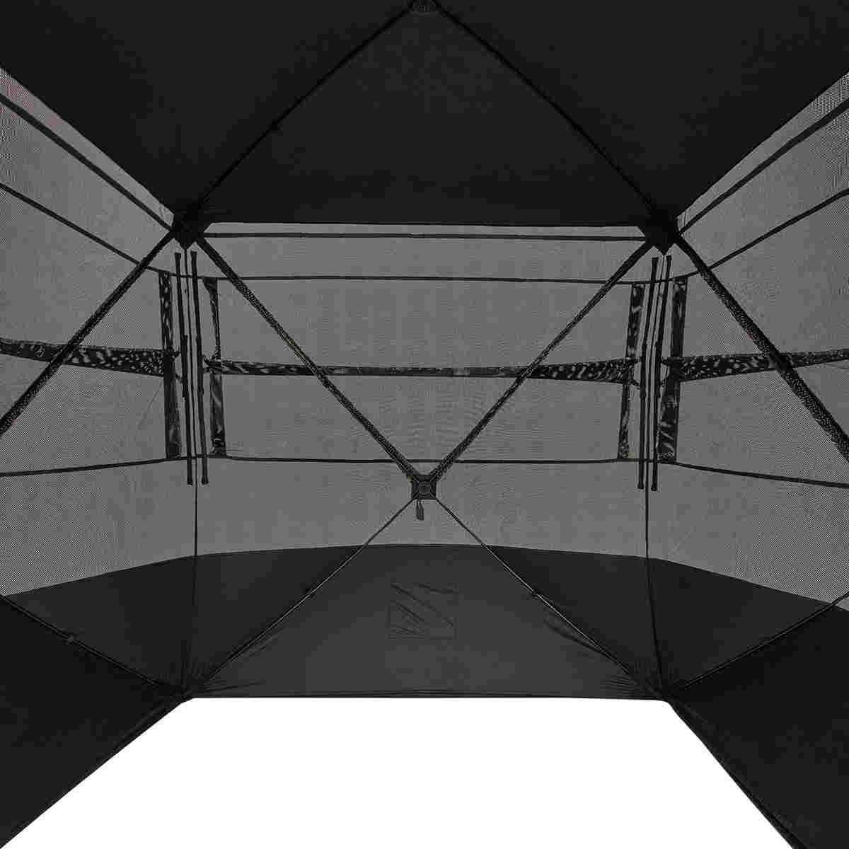 Portable Hunting Blind See Through Ground Deer Blinds 4-5 Person Carrying Bag