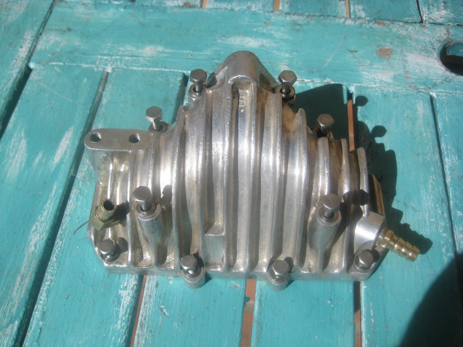 L-S Kawasaki 440 550 JS SX Hi Performance Old School Exhaust Manifold W/Bolt Kit