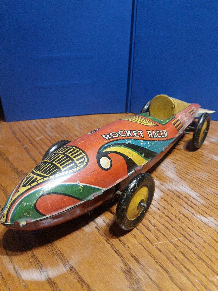 Marx Rocket Racer Wind-up, 1935, Works