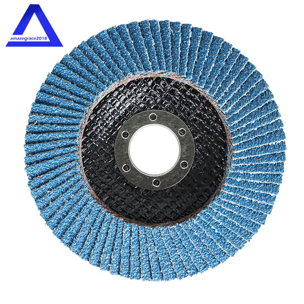 100PCS 4-1/2"×7/8'' 40 Grit T29 Premium Zirconia Flap Disc Sanding Grinding