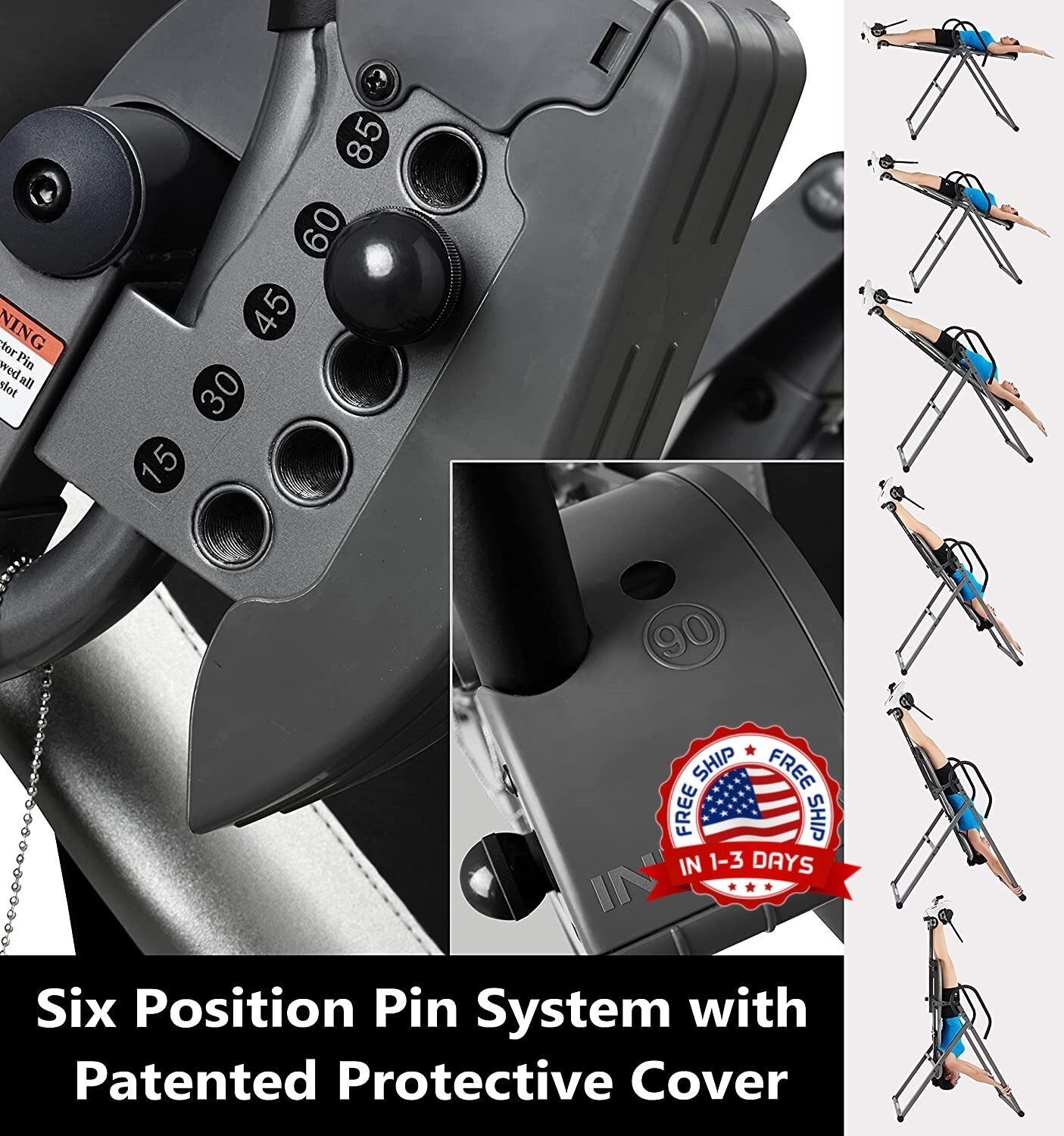 #1 Tabla De Inversión Ajustable Para Aliviar El Dolor Presión De Columna Espalda