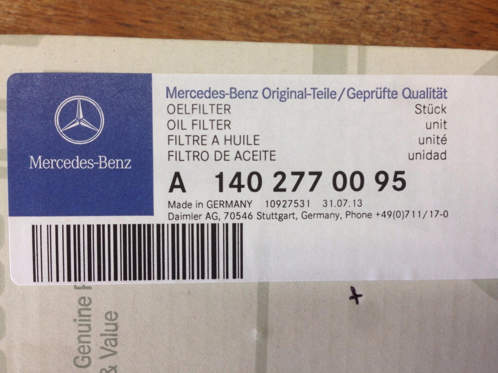 Mercedes-Benz Transmission Filter+Gasket+Plug+Clip Genuine Original 722.6 Kit