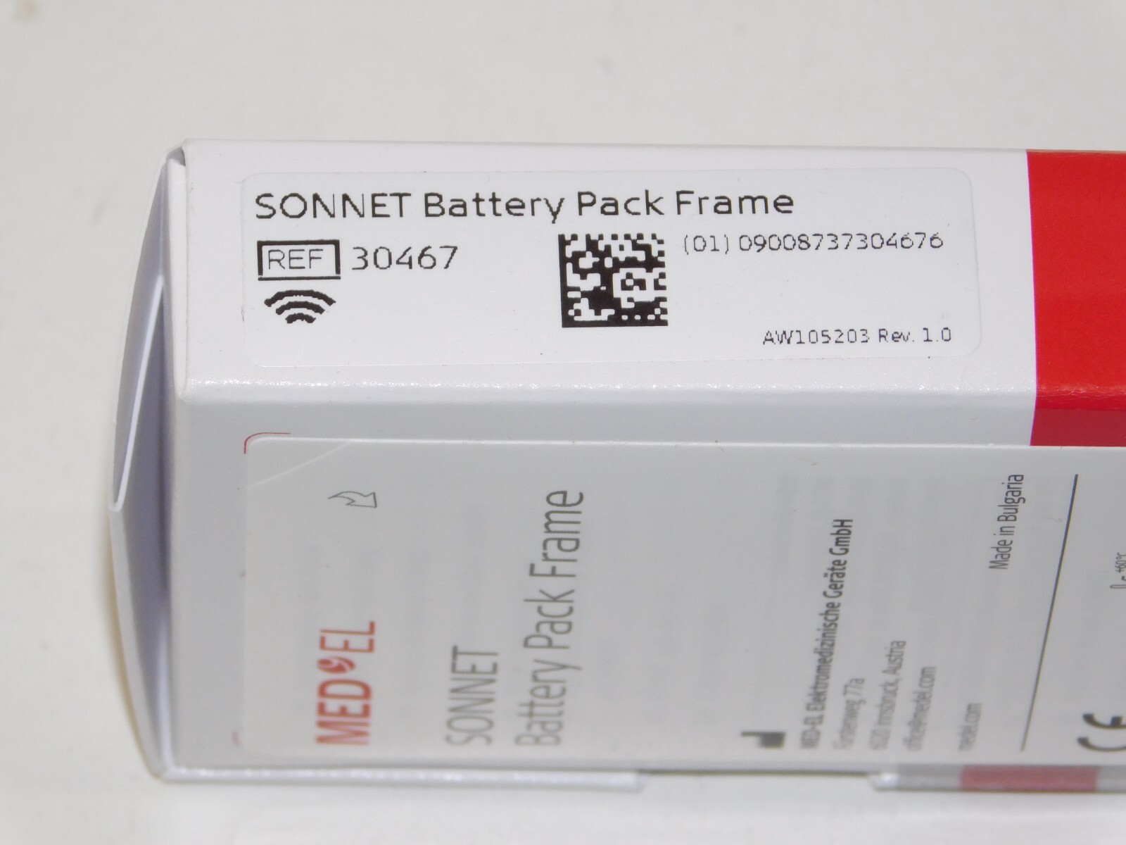 New MED EL 30467 SONNET Battery Pack Frame Medel Unit in Box Made in Bulgaria