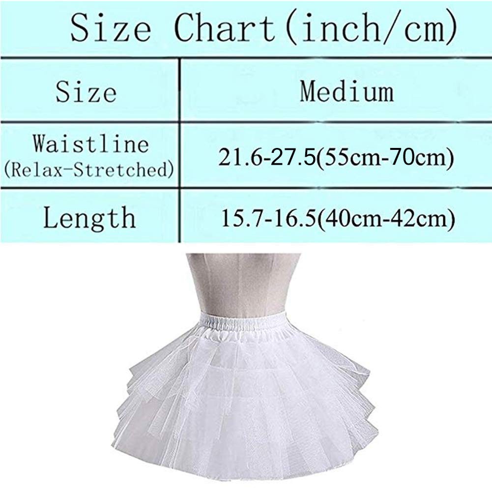 Kids White Mini 3 Layer Petticoat, Flower Girl, Underskirt, Crinoline Slip