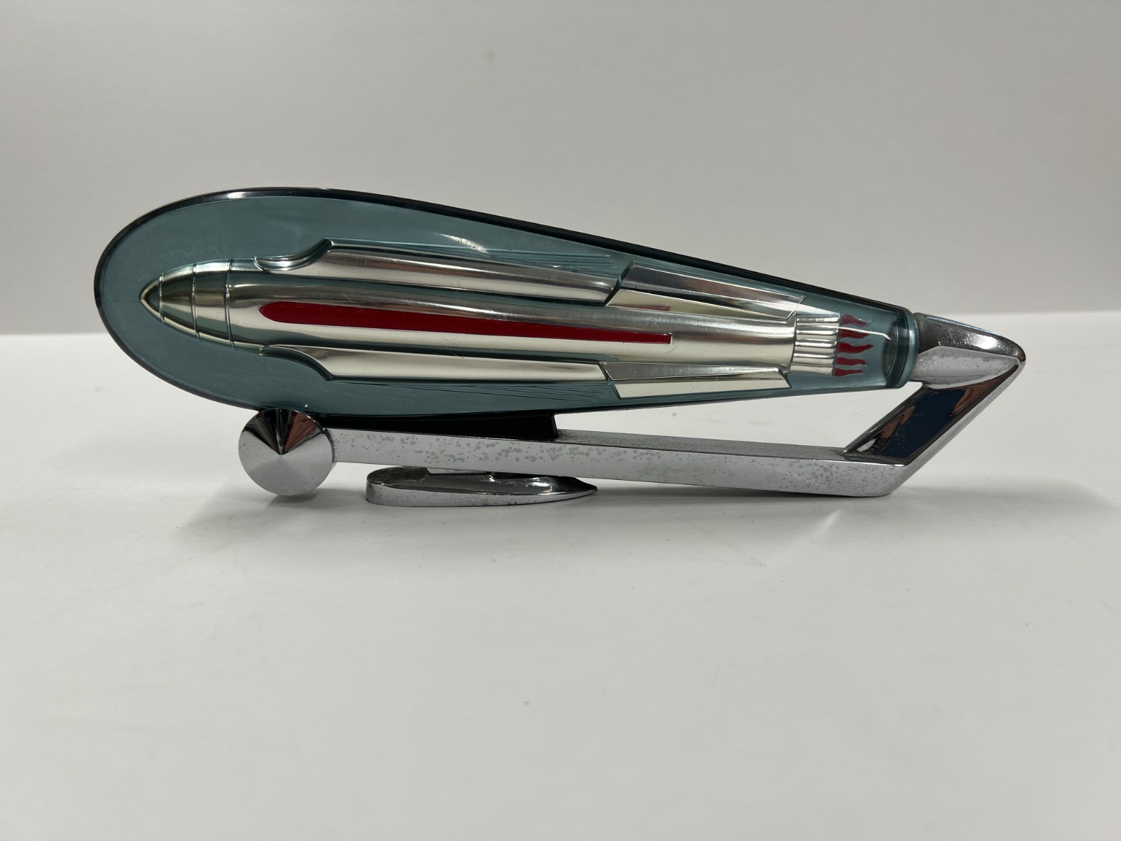 Aftermarket 1950’s Illuminated Rocket Ship Hood Ornament