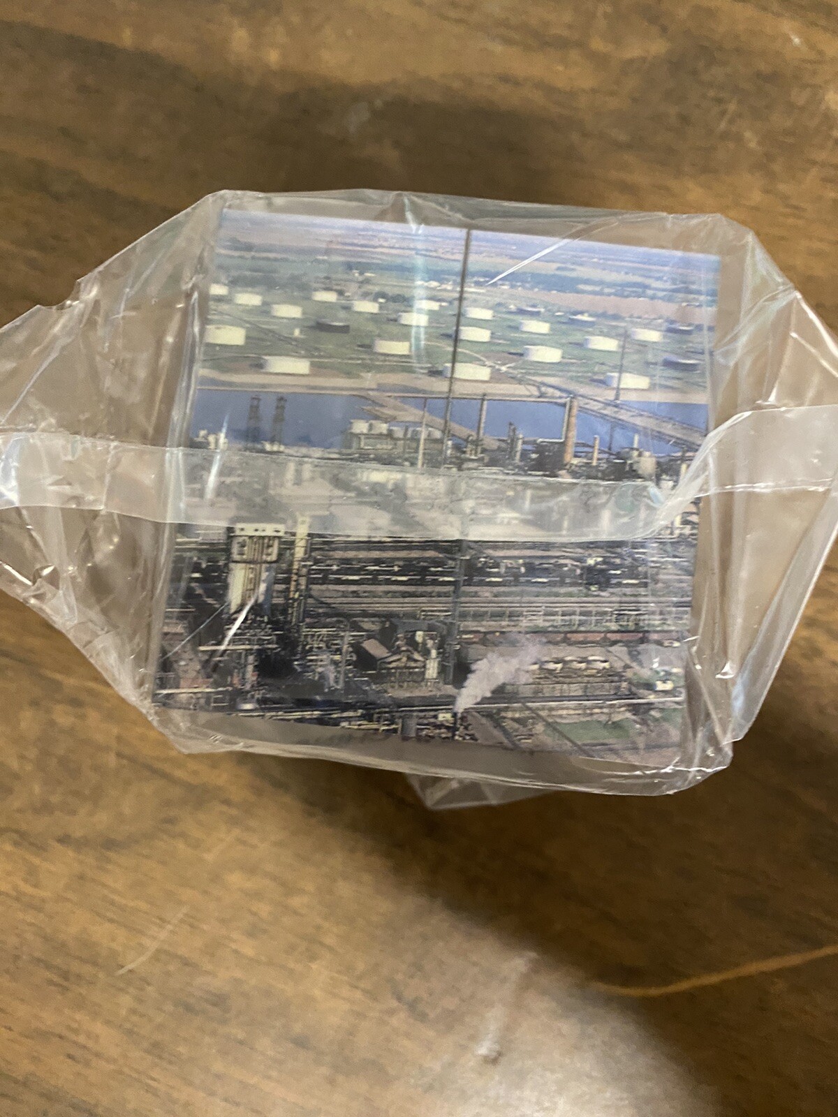 Vintage Conoco Cube Photo Puzzle Oil Petroleum Collectible