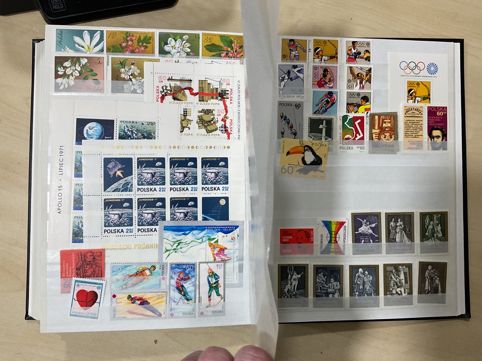 Poland stamps. Mostly mint. stock book. G/40