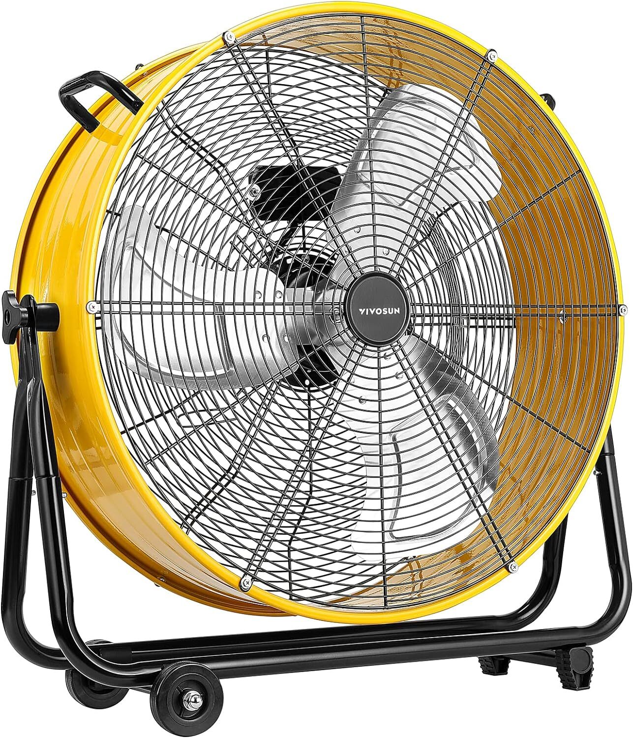 VIVOSUN 24" High Velocity Tilt Drum Fan 3 Speed 8540CFM for Industrial Floor Fan