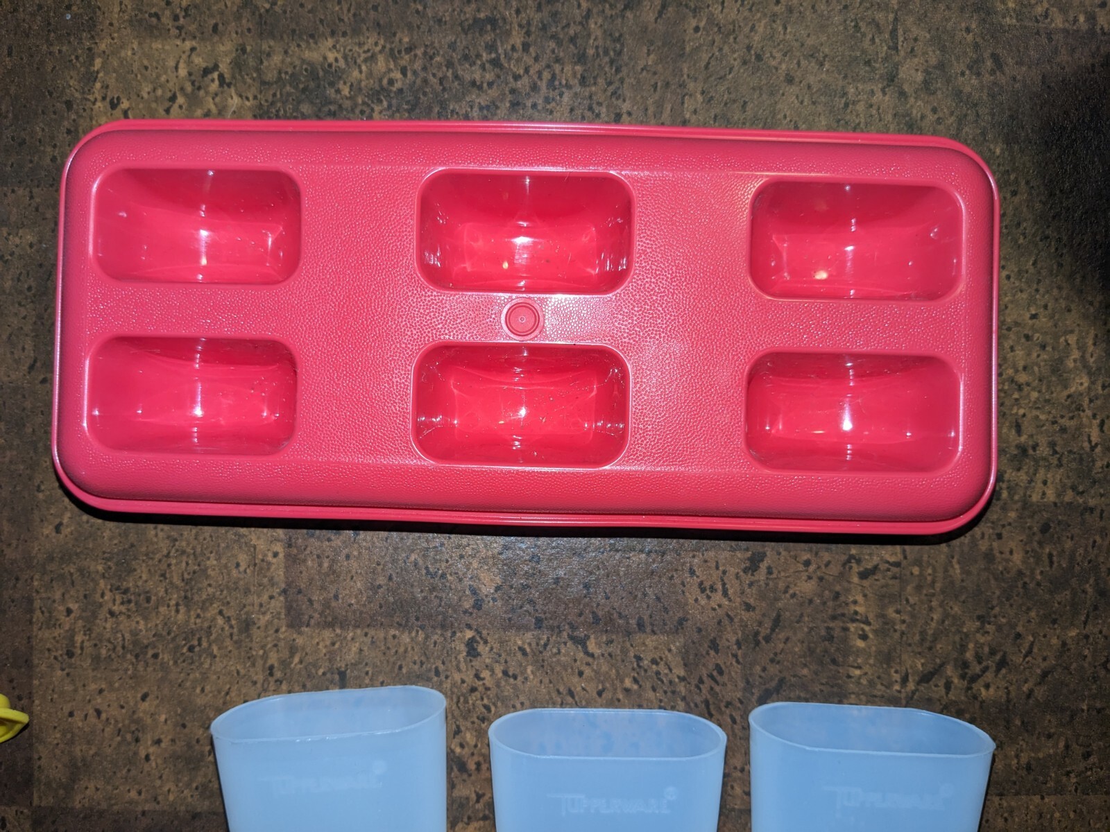 Tupperware Mickey Mouse Set 6 Ice Tups Ice Pop Makers Popsicle w instructions