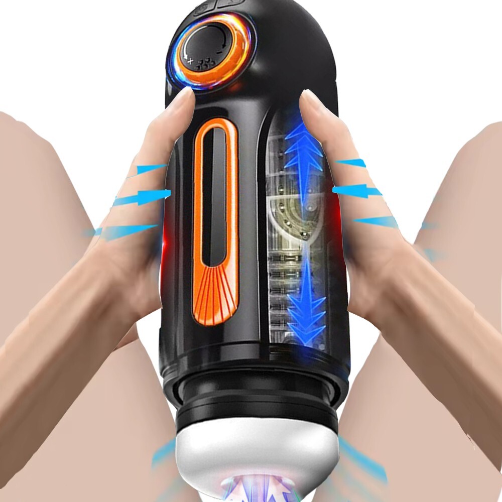 Automatic Male Sucking Masturbaters Cup HandsFree Thrusting Stroker Men Sex Toys