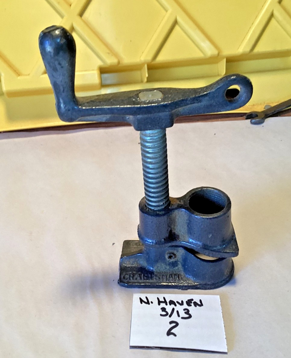 Vintage Craftsman ##6674-2 pipe clamp hand tool