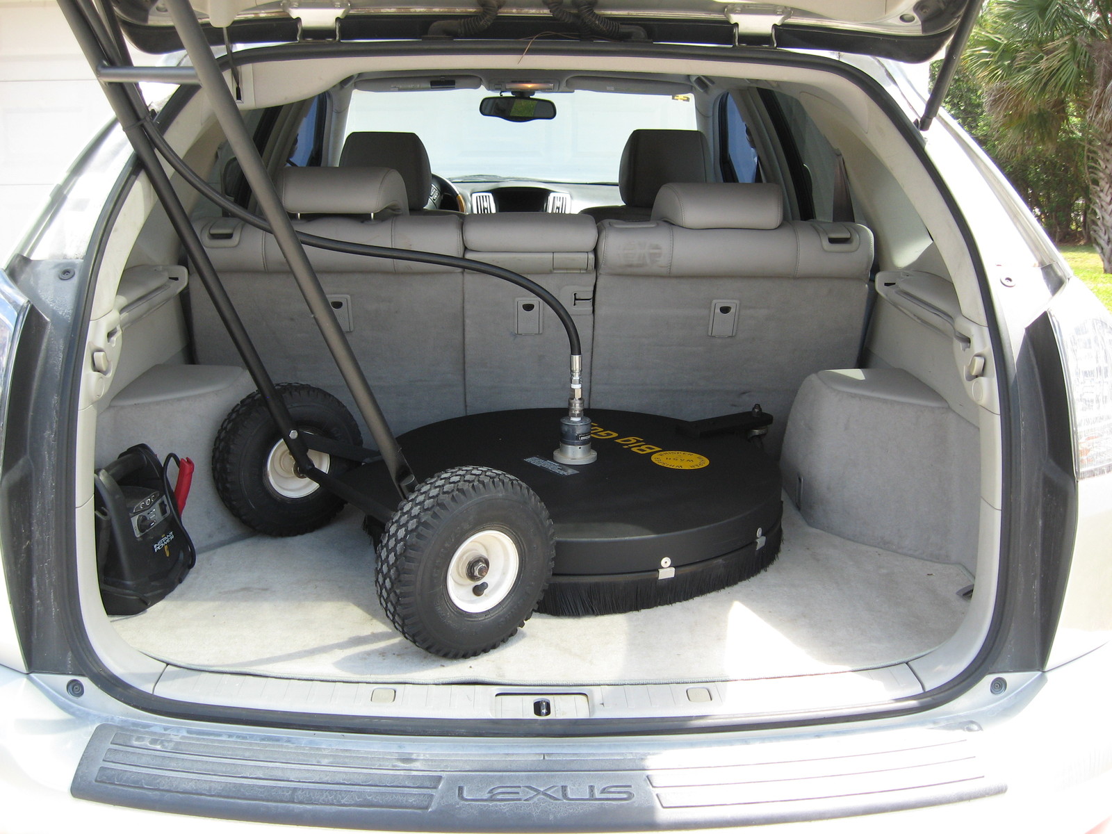 Surface Cleaner Folding handle conversion kit, for the Big Guy and others