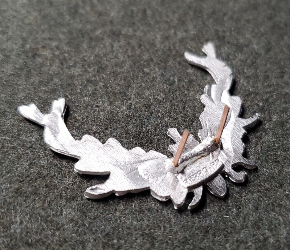 WWI Austro-Hungarian/ German Karpathenkorps (Carpathian) Cap Badge* Unpainted