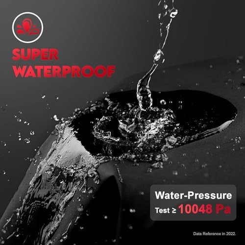 RV Tire Covers 4 Pack, Tough Tire L - Fit Tire Diameter 30"-32" Black - 4 Packs