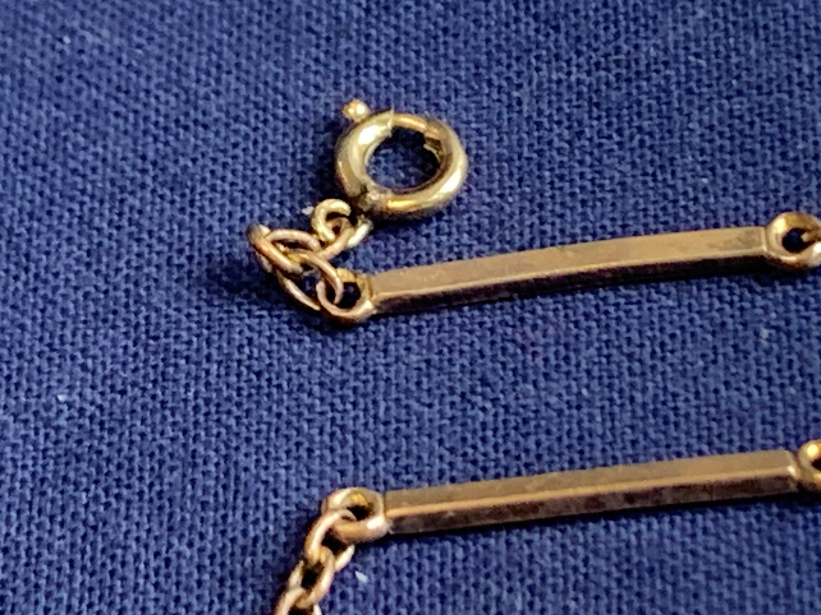 Antique 1/20 12K Gold Filled Pocket Watch Fob Vest Chain 15.5" Long Link Jewelry