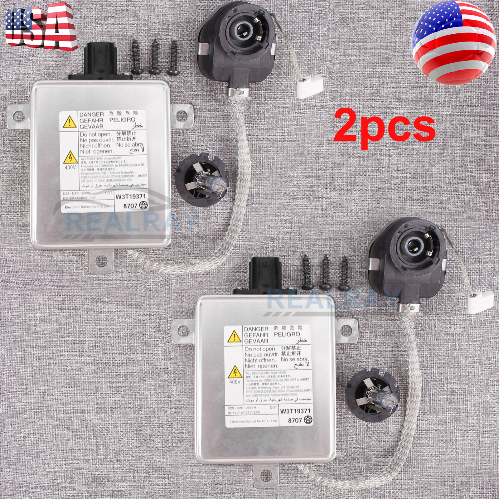 FOR ACURA TL TSX ILX MDX RDX ZDX XENON HID HEADLIGHT BALLAST & IGNITER & D2 BULB