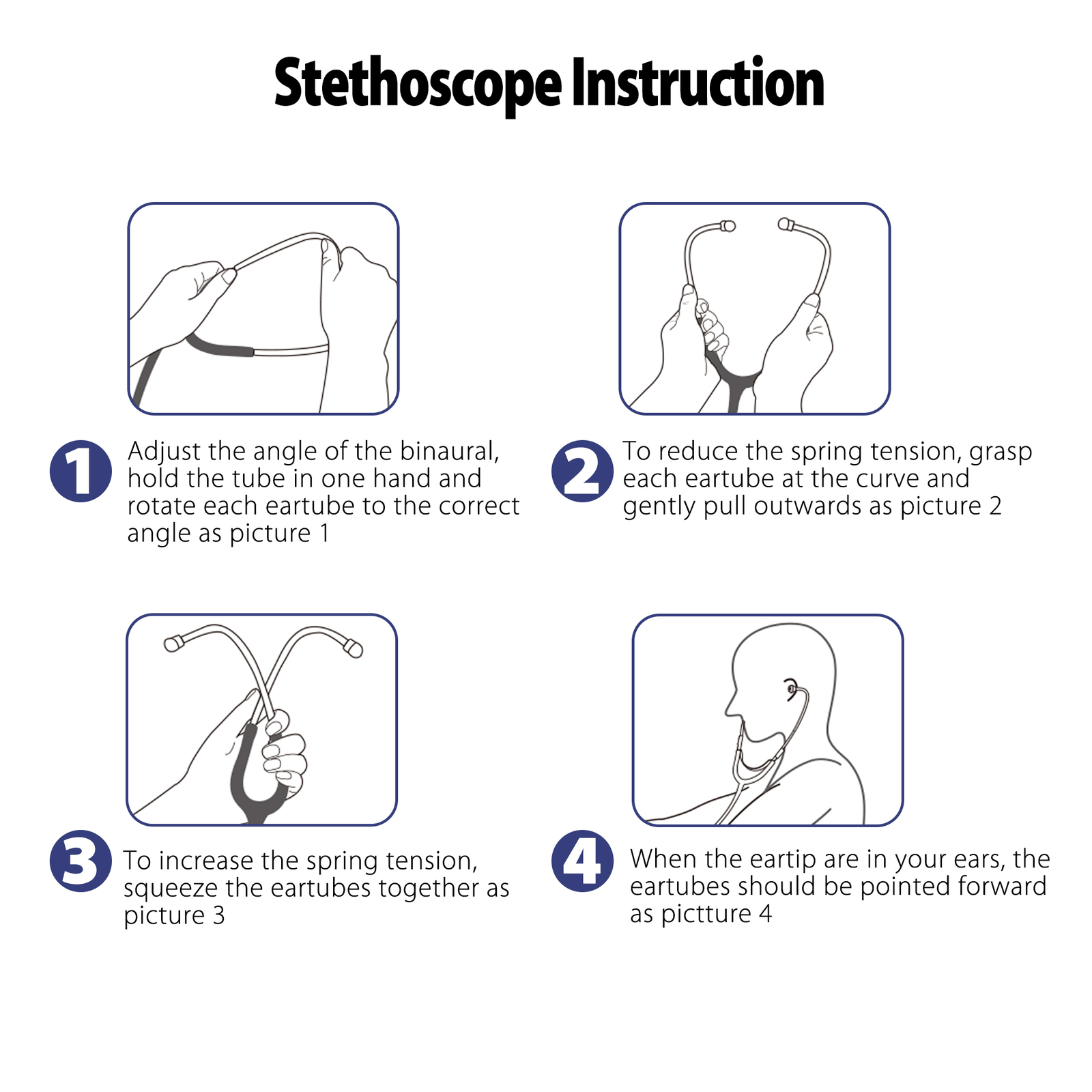 Aneroid Sphygmomanometer Stethoscope Manual Blood Pressure Monitor BP Cuff Gauge