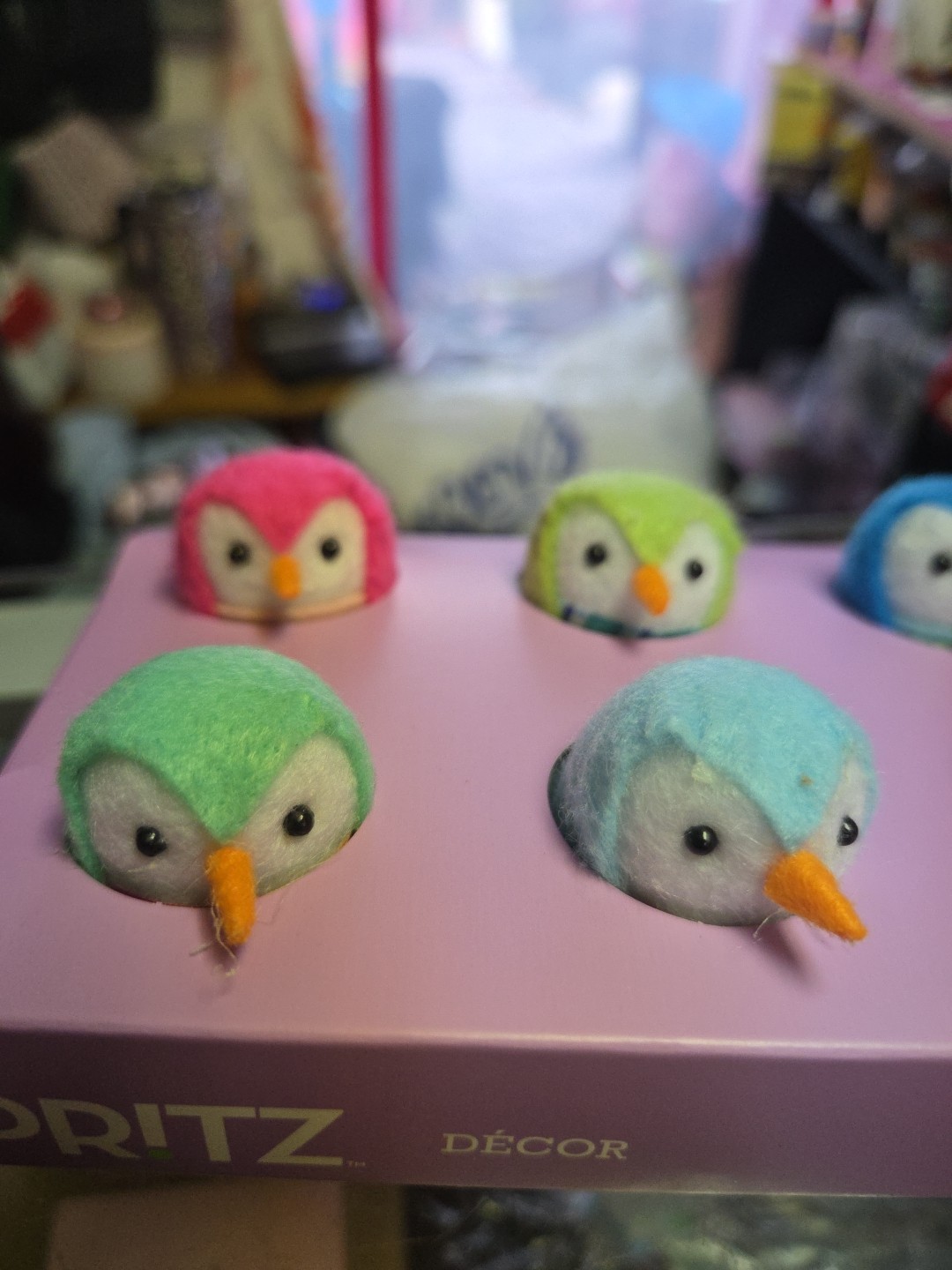 New! Target Spritz 6 Easter Mini FEATHERLY FRIENDS in Egg Carton New 2025