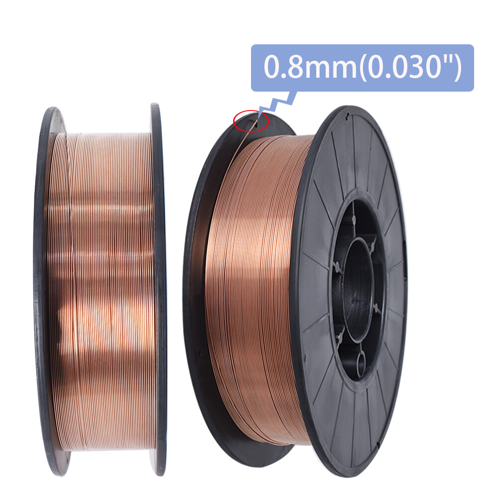 2Pcs 11-lbs Roll ER70S-6 .030" (0.8mm) Mild Steel MIG Welding Wire