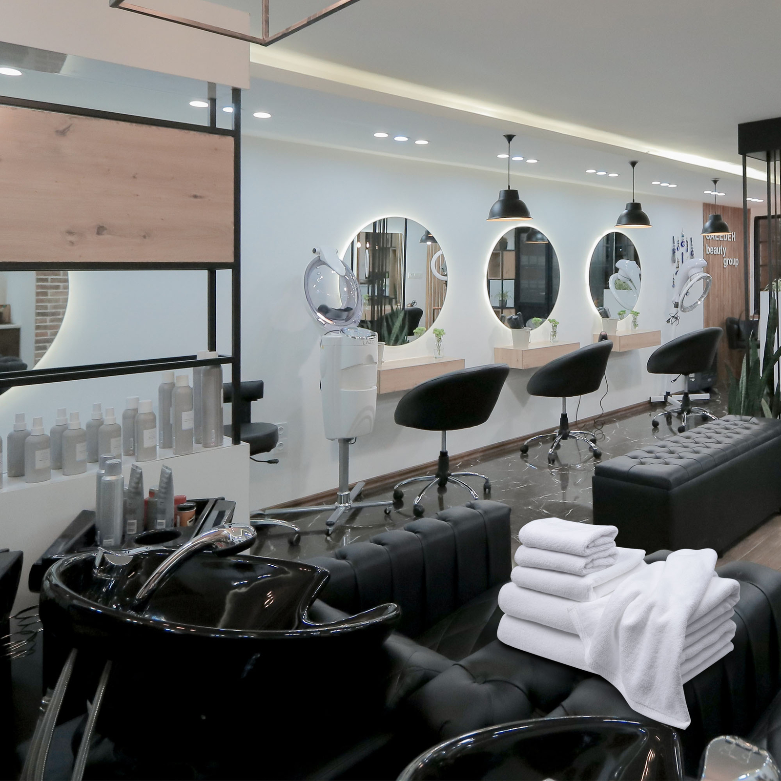 Shampoo Bowl Hair Sink Basin Beauty Salon Barber Spa Equipment w/ Gel Neck Rest