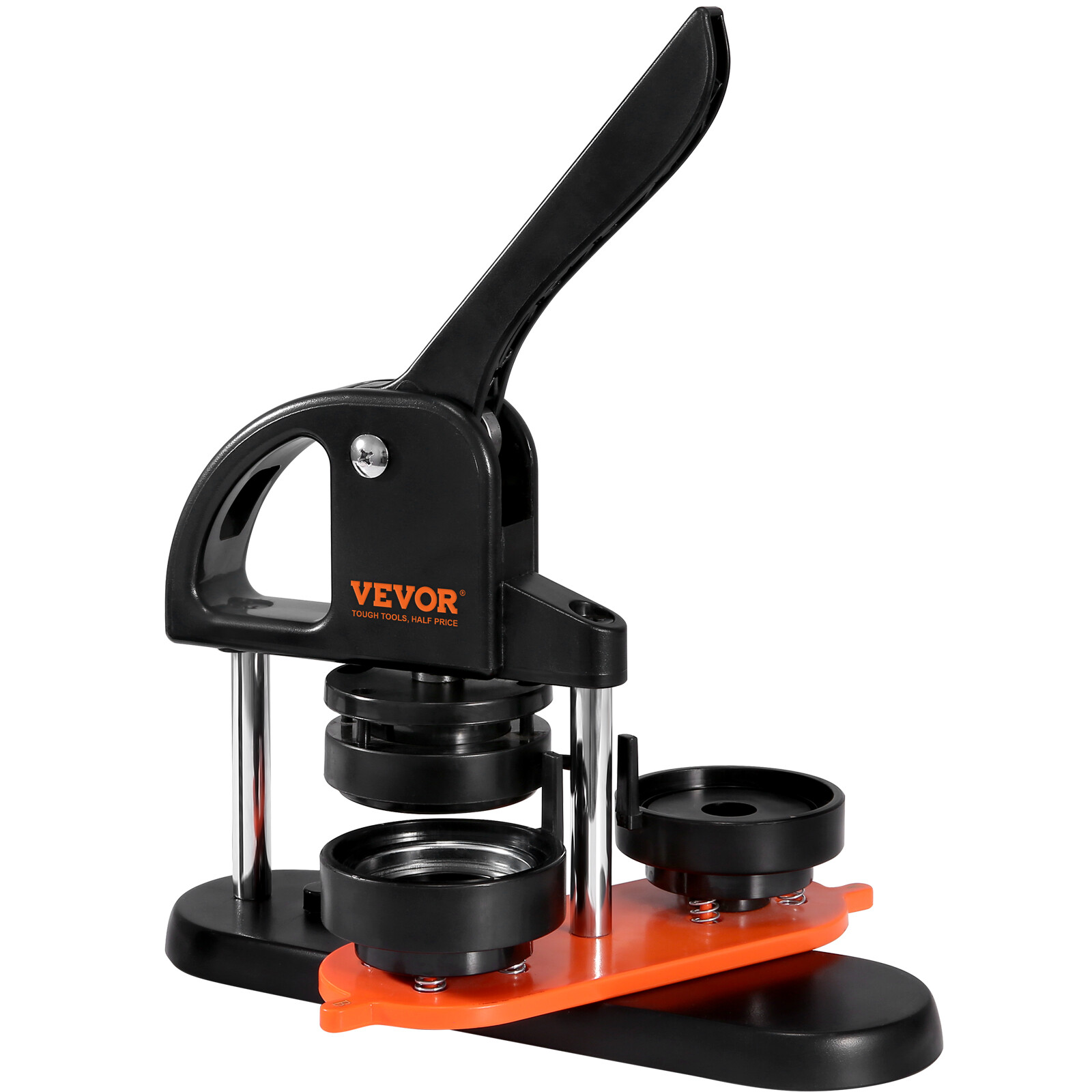 Button Maker Machine Pin Badge Maker 2.28" 100 Button Parts + Circle Cutter