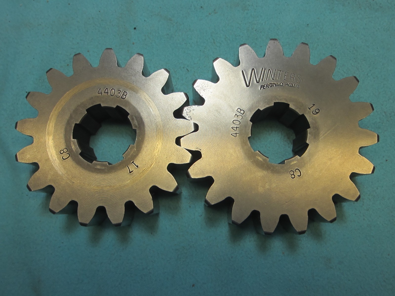 WINTERS 4403B + Unmarked 4403 - 6 Spline Quick Change Gears - 2 Sets