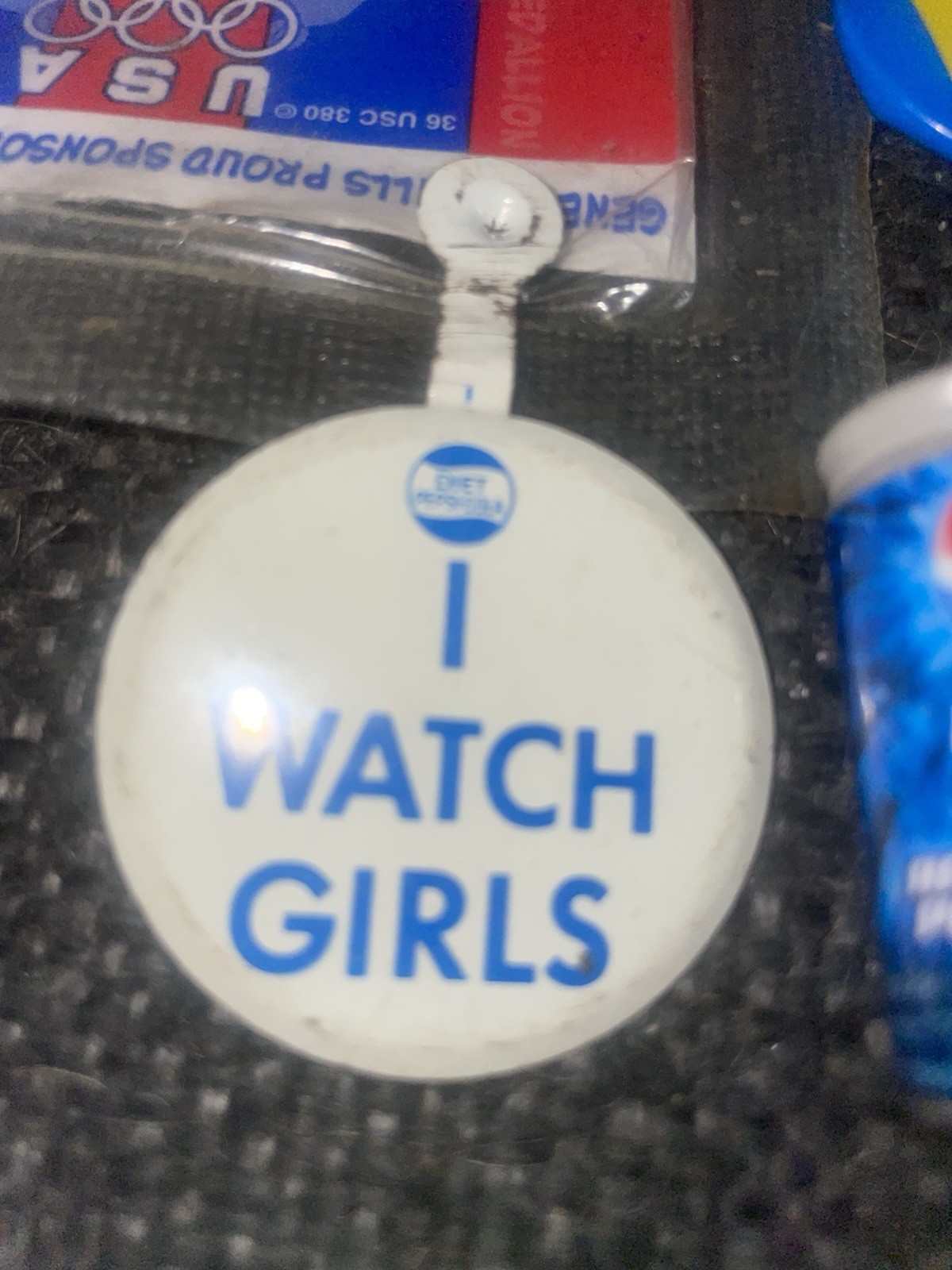 (59) Vintage Pin And Item Assortment/ Politics & Misc Advertisement