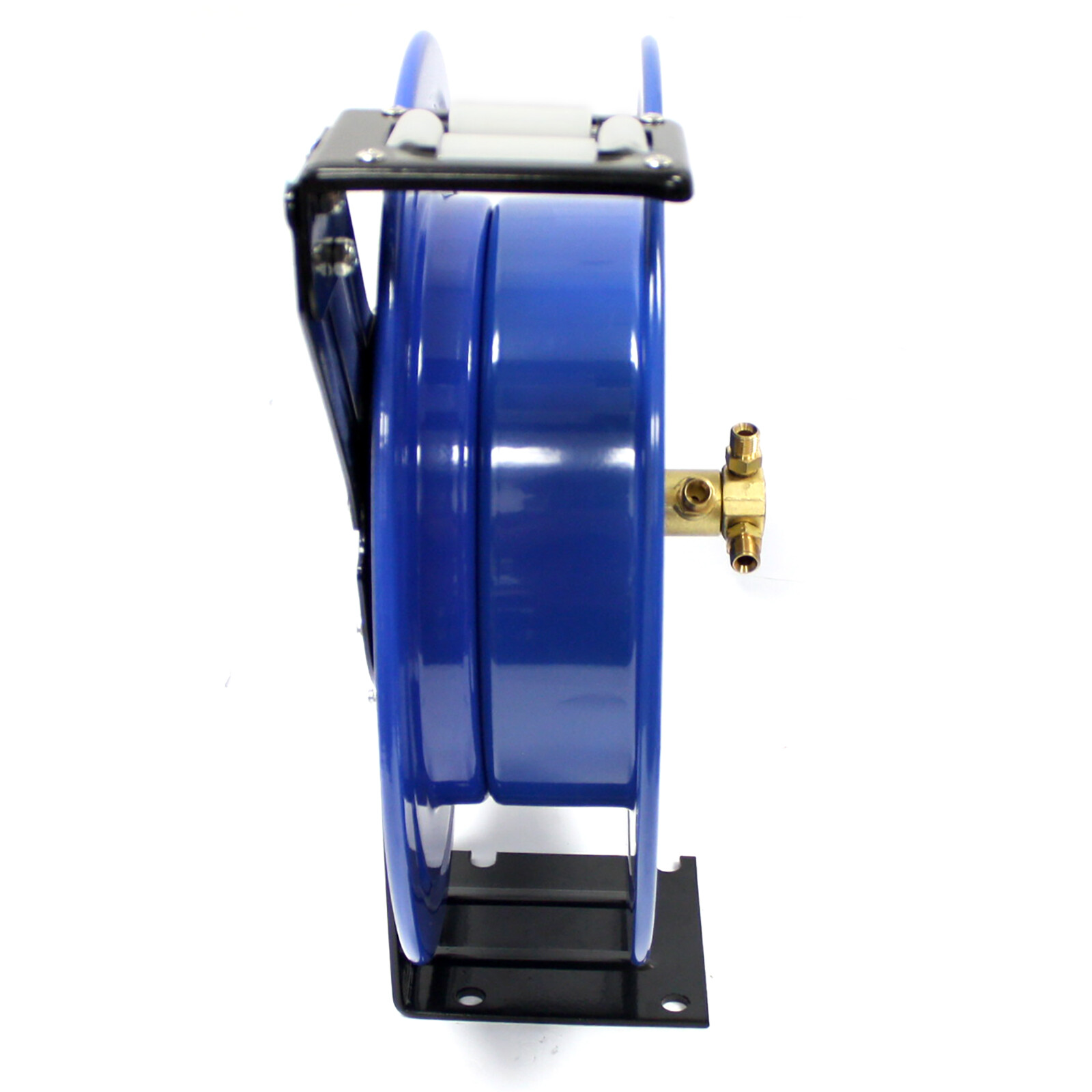 Spring-Rewind Retractable Twin Hose Reel for 50ft Oxygen Acetylene Welding Hoses