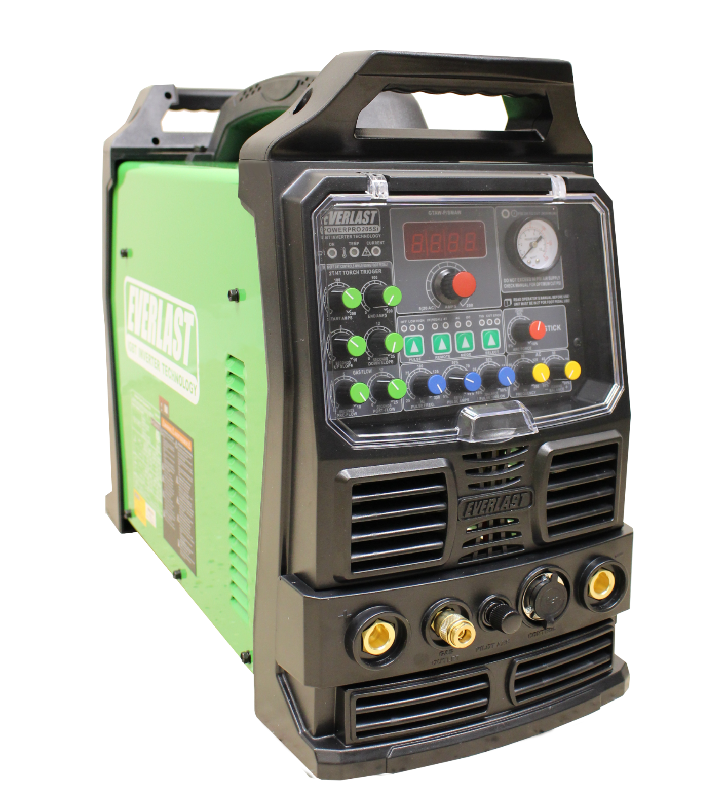 NEW 2021 PowerPro 205Si 200AMP ACDC TIG STICK PULSE WELDER 50amp plasma cutter