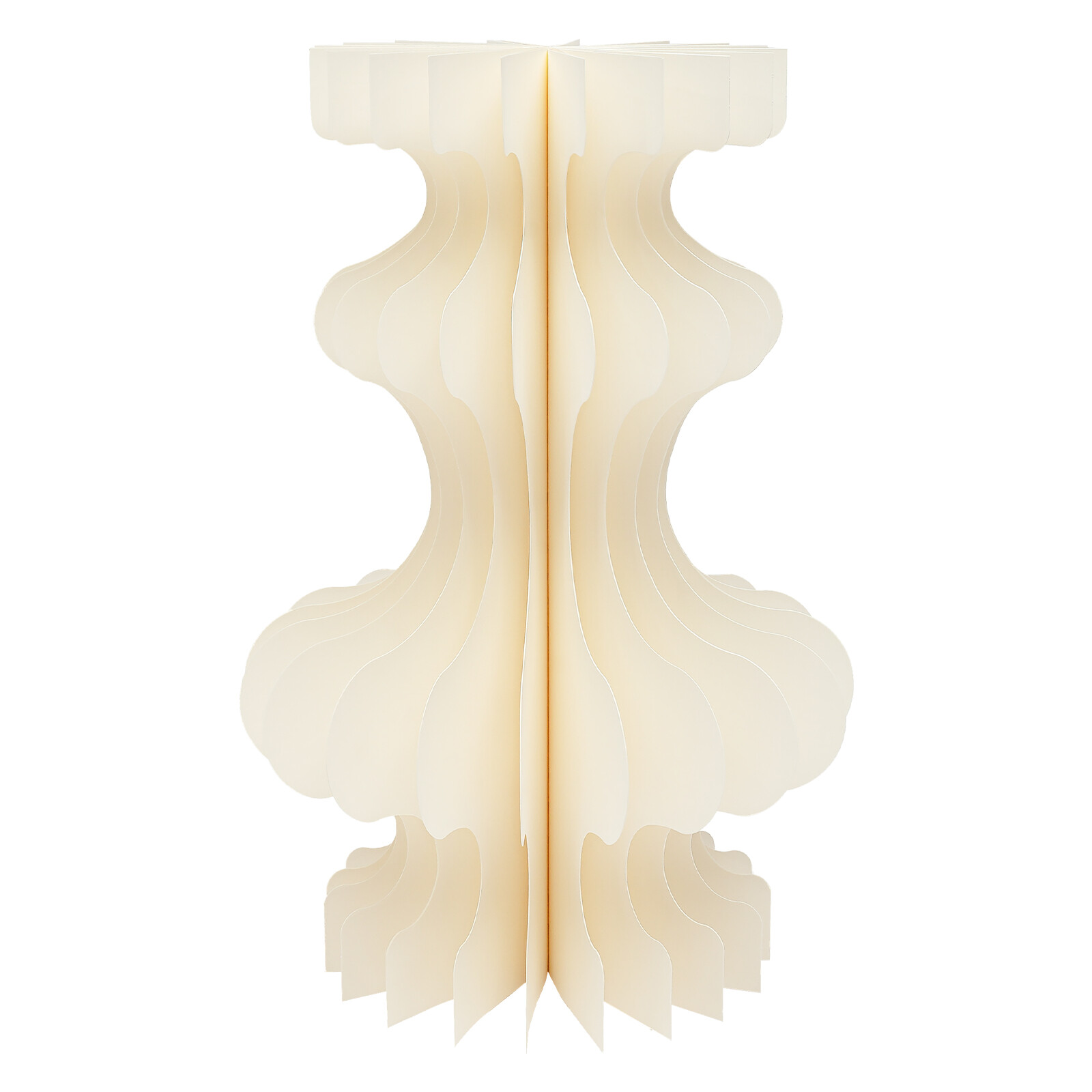 3pcs Foldable Cardboard Centerpiece Display Vase-shape Display for Wedding Party